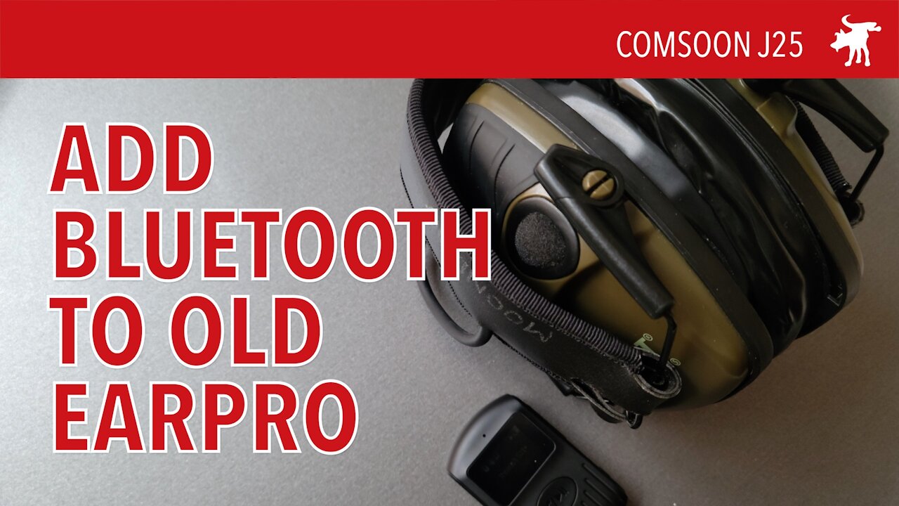 Convert old earpro to bluetooth: Comsoon J25