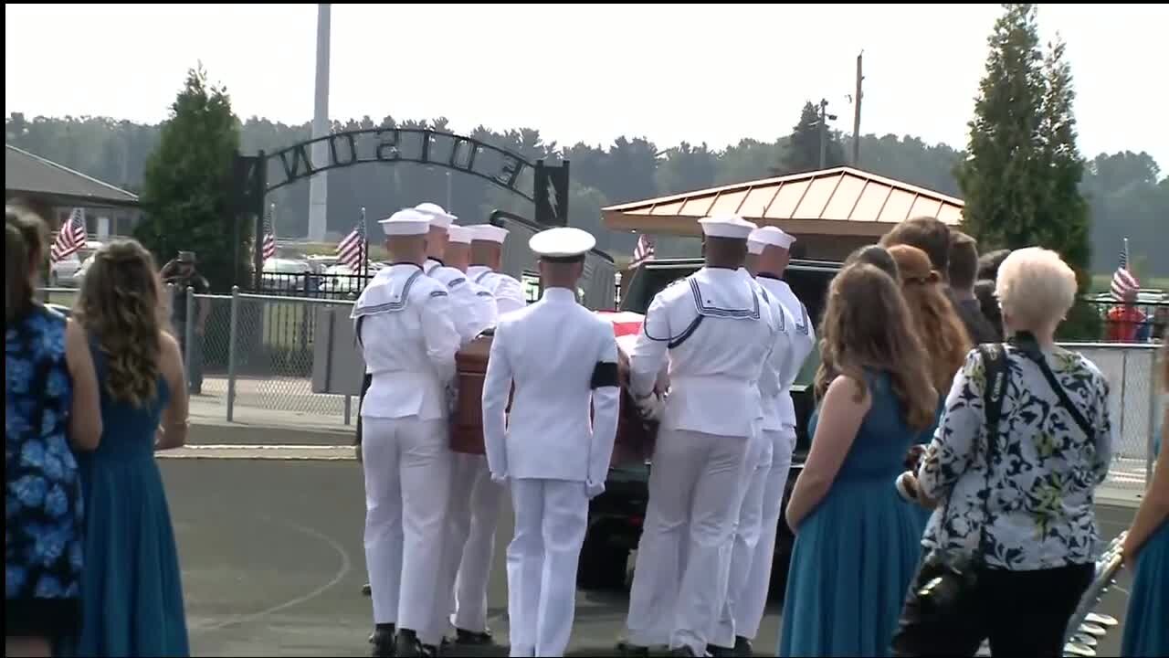Maxton Soviak honored with ceremony at high school