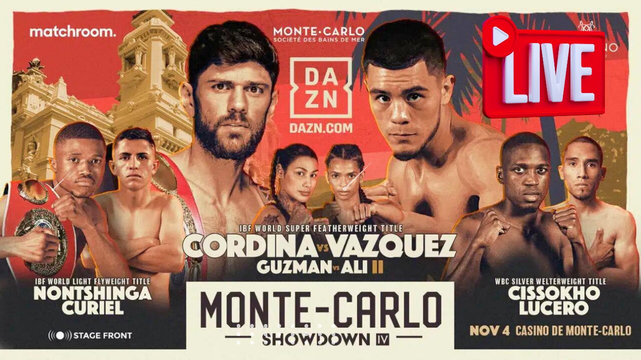 CORDINA VS. VASQUEZ- LIVE WATCH PARTY