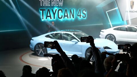 Porsche Taycan Press Conference at 2019 LA Auto Show