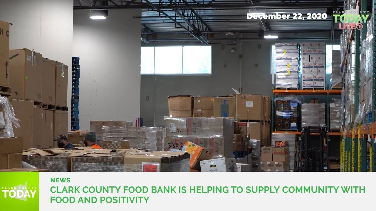 Clark County Food Bank is helping to supply community with food and positivity