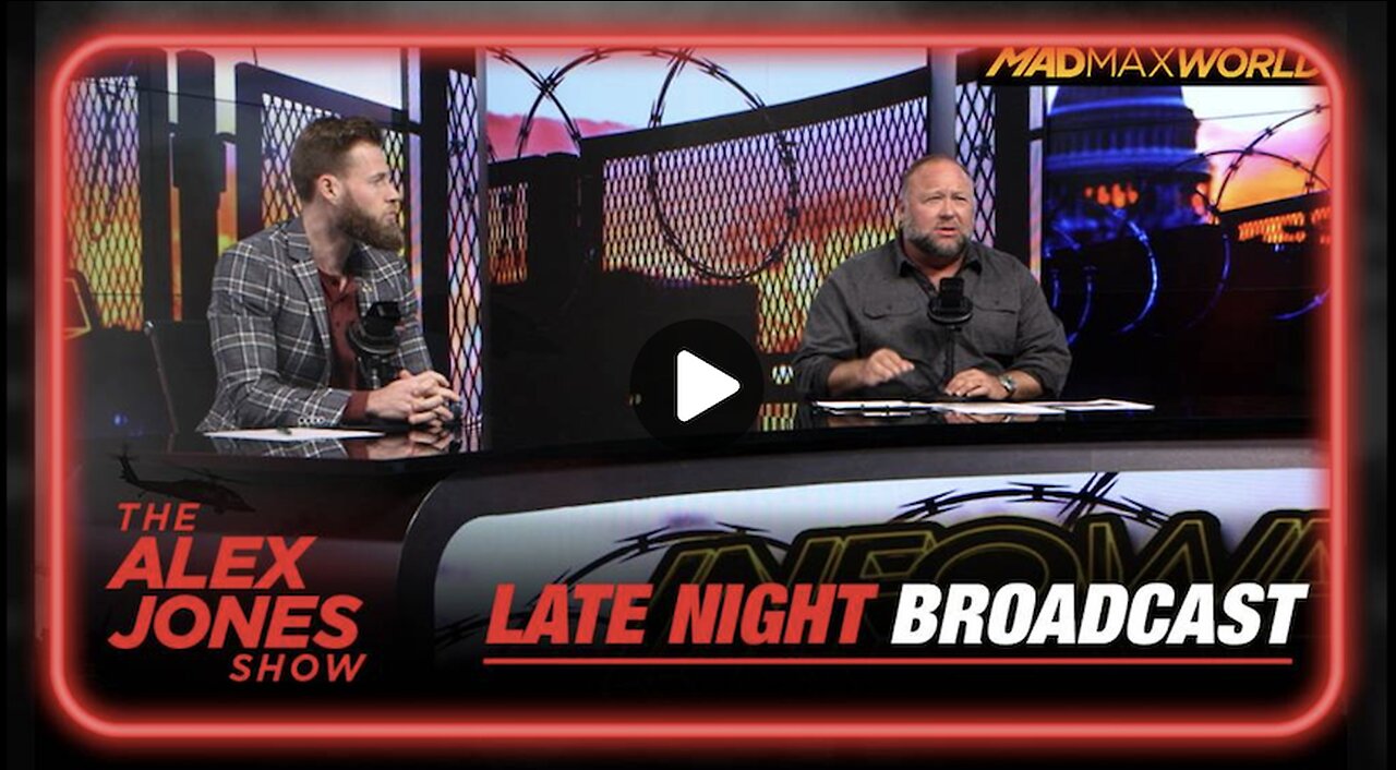 Alex Jones' Live Coverage of the Second Night of Tucker Carlson’s Jan 6 Exposé
