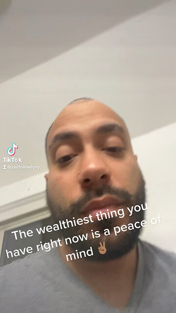 The wealthiest thing you have right now is a peace of mind ✌🏽