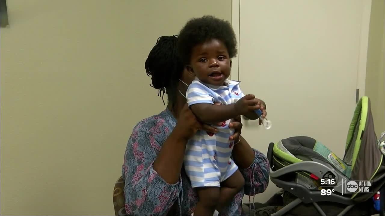 St. Pete mom is able to hear her 10-month-old son after receiving first set of hearing aids