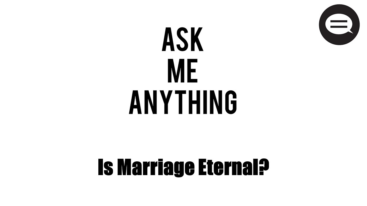 ASK ANDRES #2: Is Marriage Eternal?