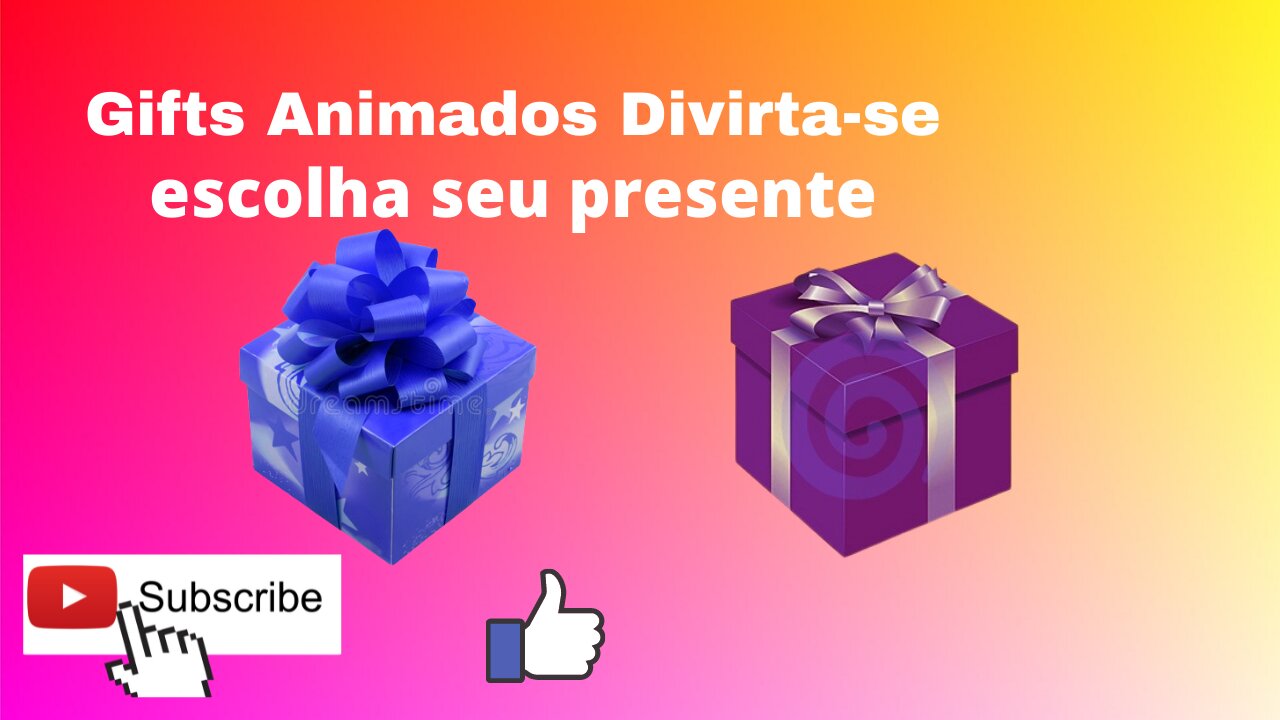 Gifts Animados Divirta-se escolha seu presente