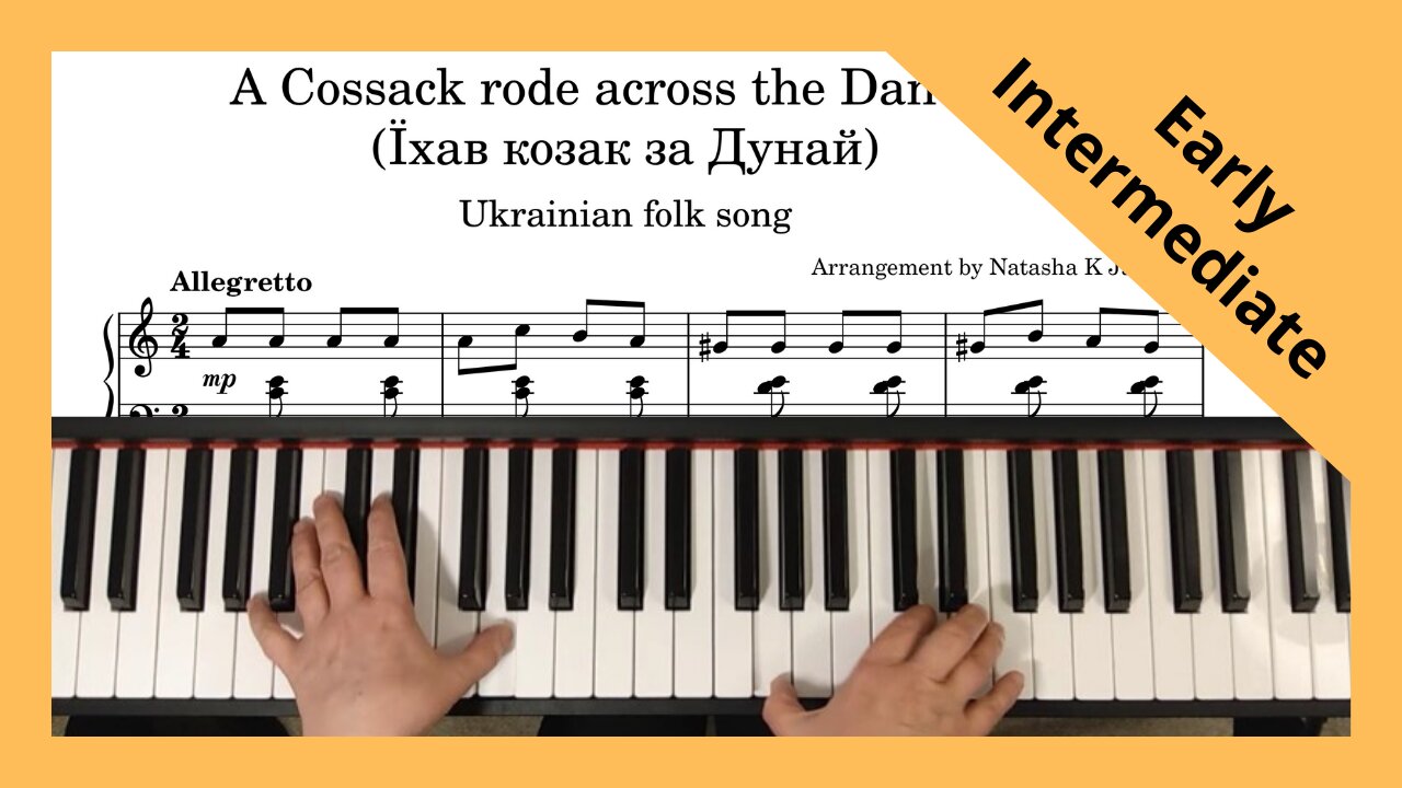 Ukrainian Folk Song - A Cossack rode across the Danube