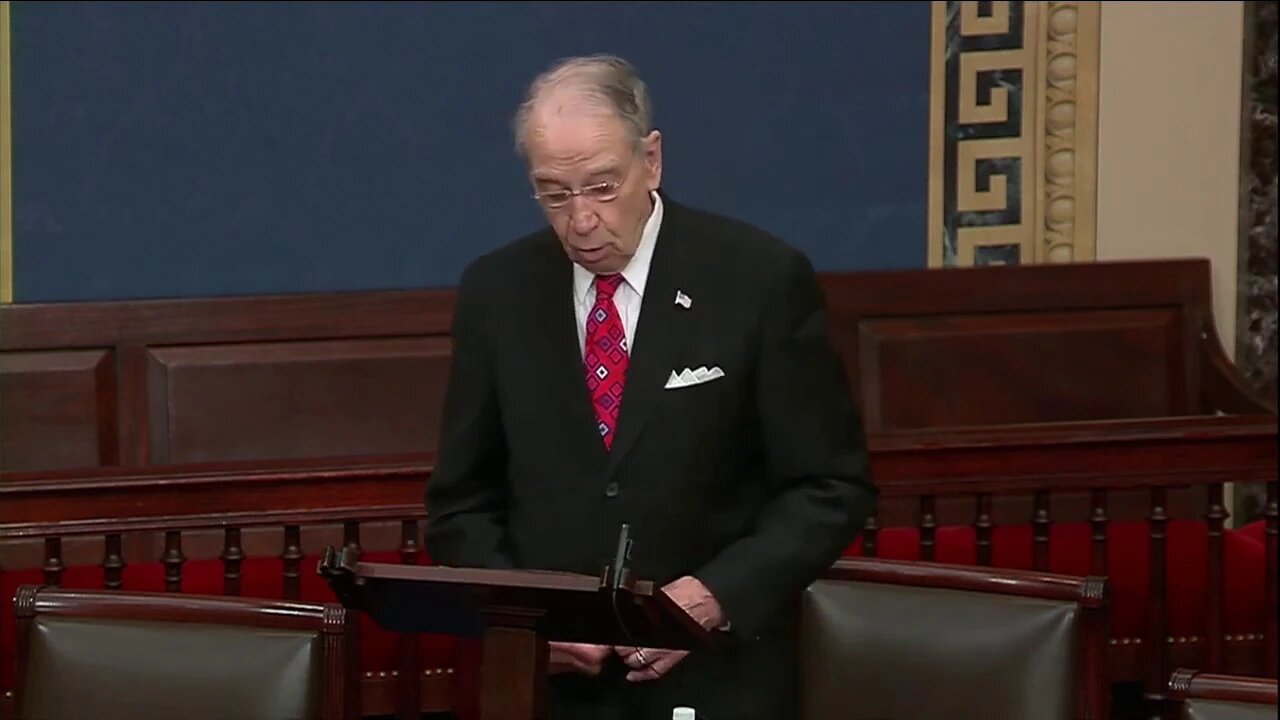 Grassley on China’s Mishandling of the Coronavirus