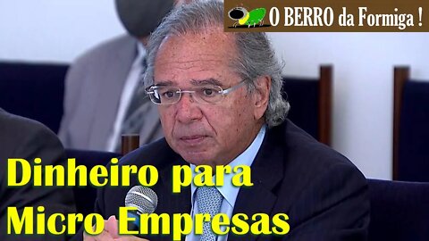 Paulo Guedes anuncia socorro às micro empresas