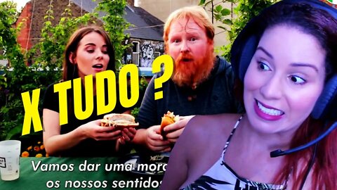 GRINGOS PROVANDO X-TUDO DE VERDADE? | QUASE MORRI !