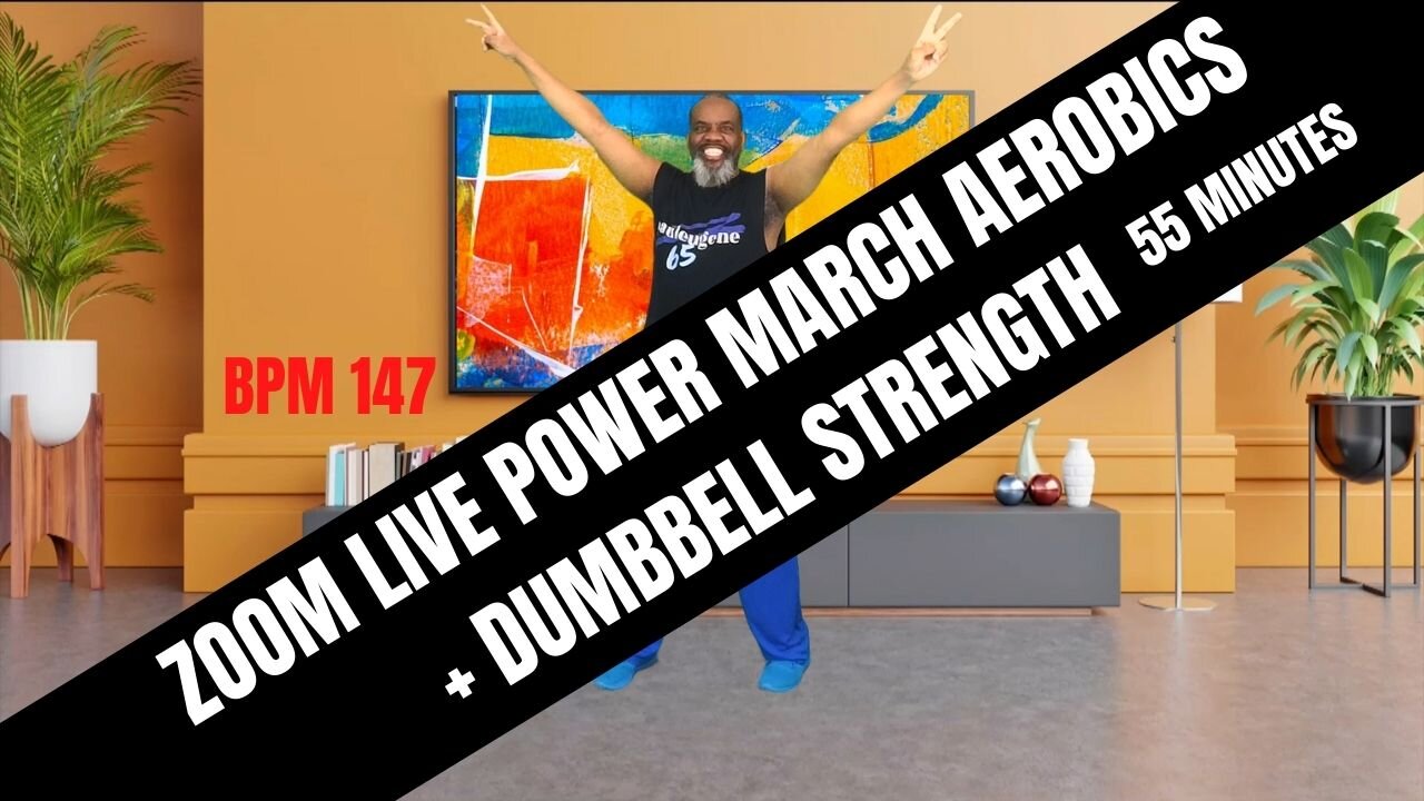 Zoom Live Power Walking Aerobics Dumbbell Strength Abs 01/15/2022