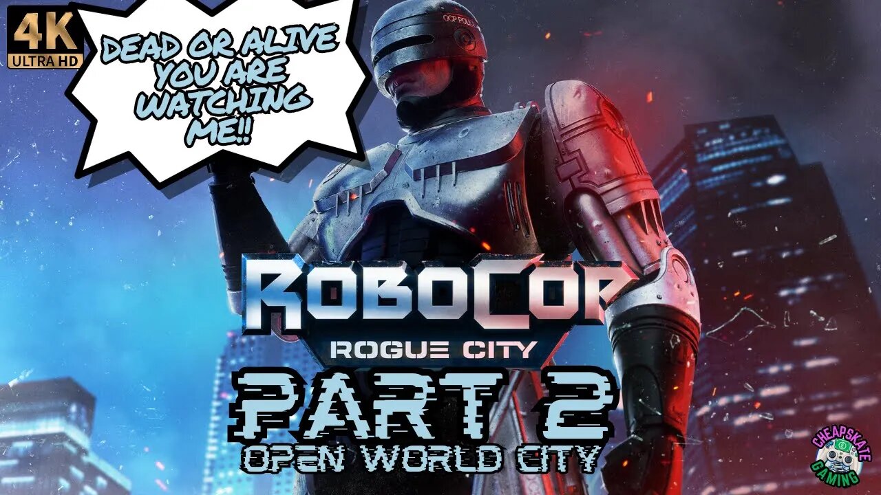 Robocop Rogue City : Part 2 Open world areas