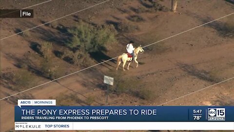 The Pony Express prepares to ride again