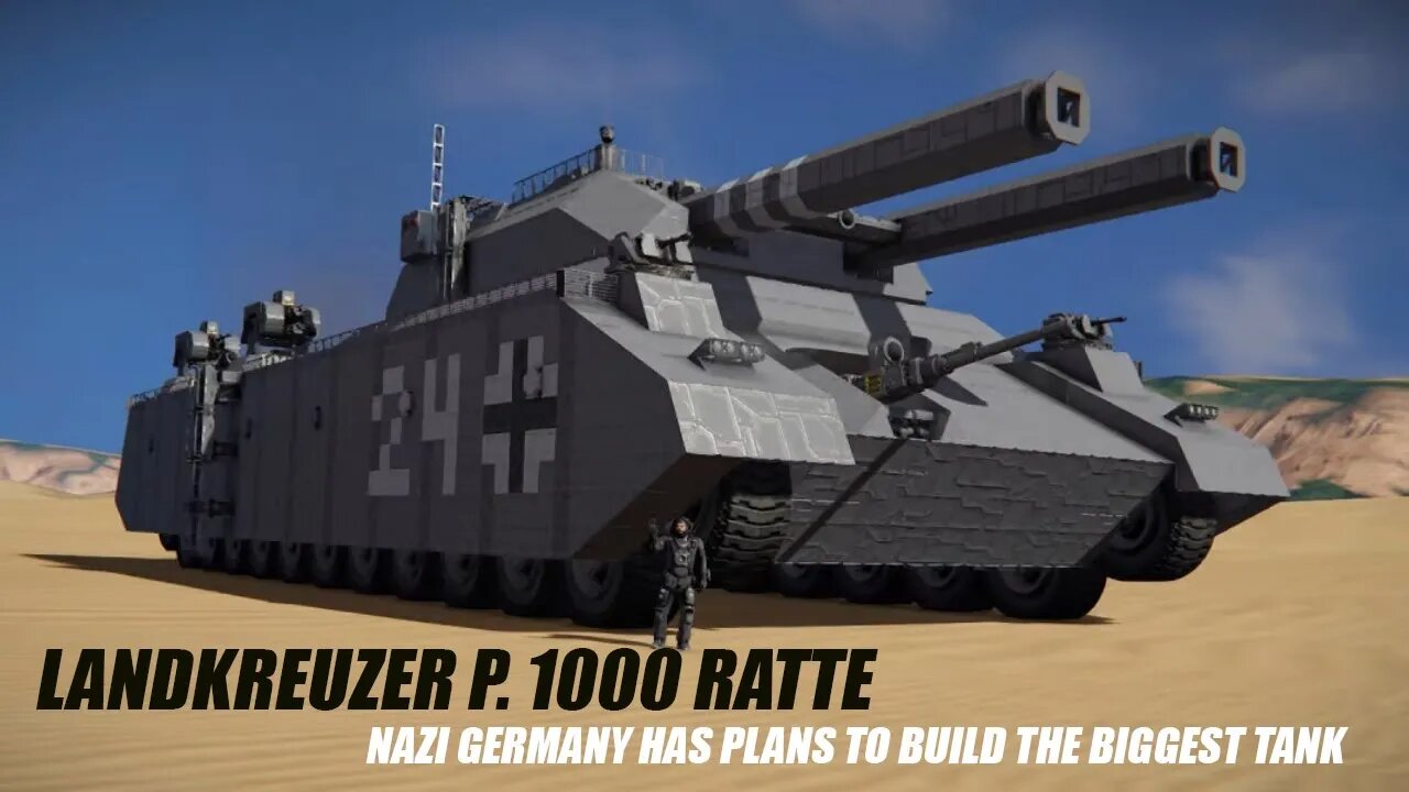 Landkreuzer P. 1000 Ratte - Germany Has Plans To Build The Biggest Tank