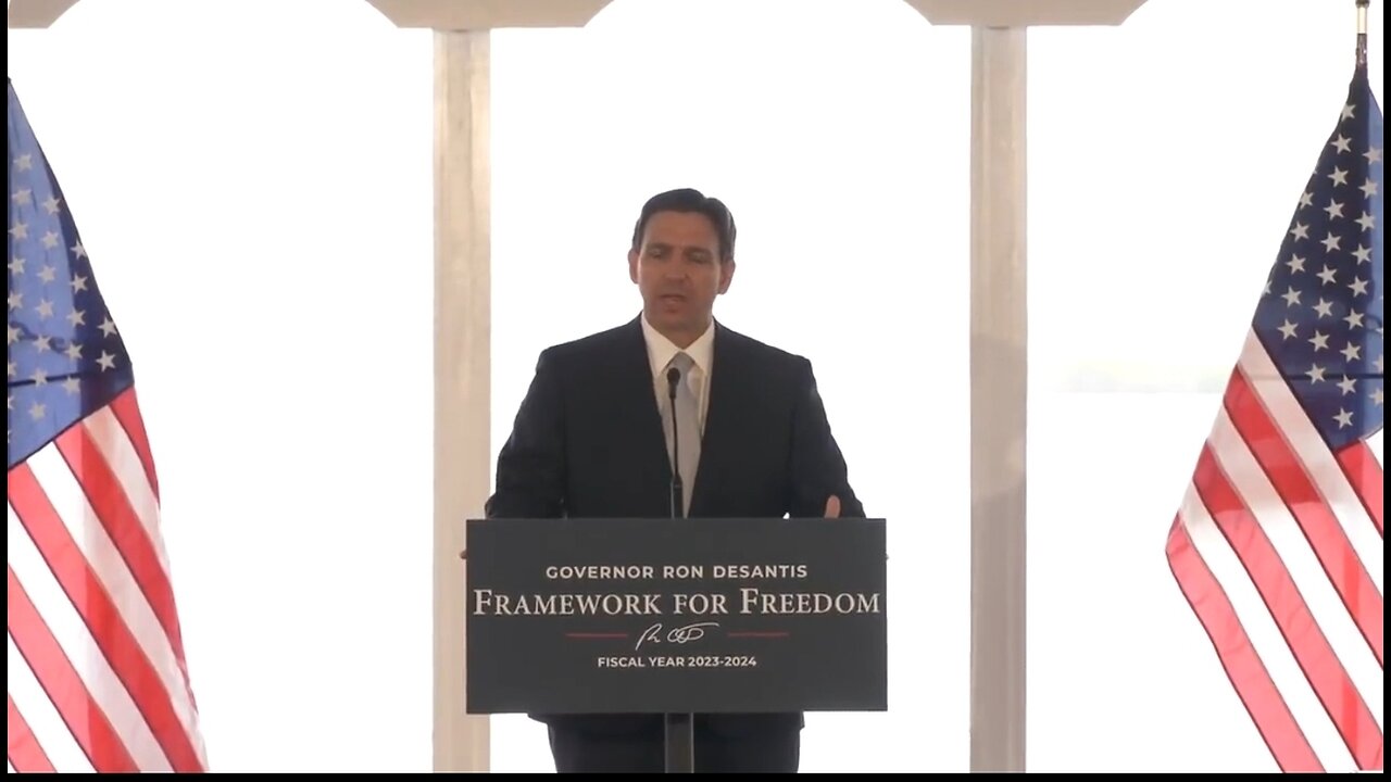 Ron DeSantis Slams WH Displaying Transgender Flag Over The American Flag