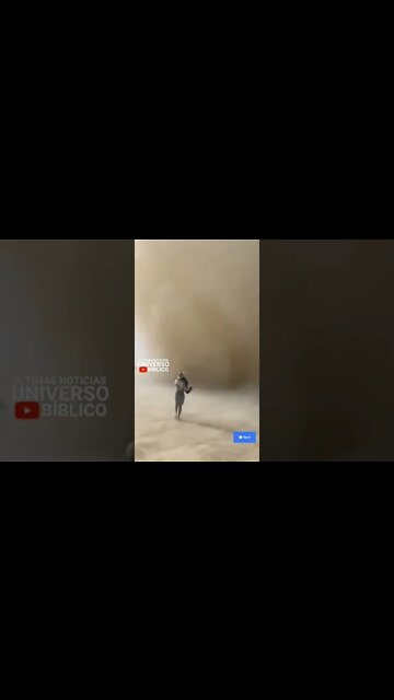 Primer plano del poderoso "demonio de polvo" en Gerlach, Nevada, https://unbc.news/