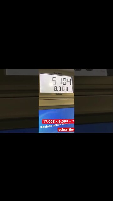 Gas price math