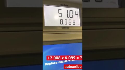 Gas price math