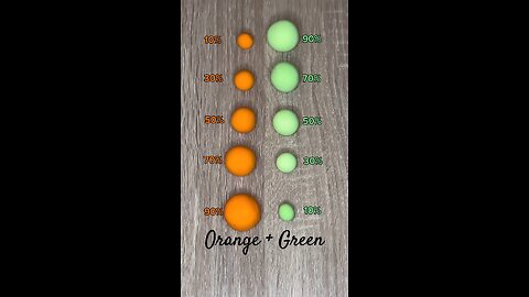 Orange_Vs_Green,_Satisfying_Color_Mix!_#shorts_#colormixing_#clay_#art_#fyp_#viralshorts
