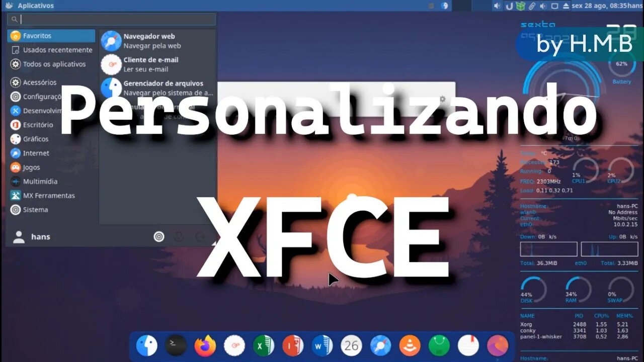 Como personalizar MX Linux XFCE