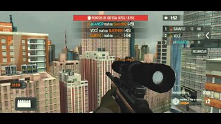 GUIGAMES - SNIPER 3D ASSASSIN - PVP Gameplay Player vs Player - 19 de março de 2022 - Rodada 5 de 10