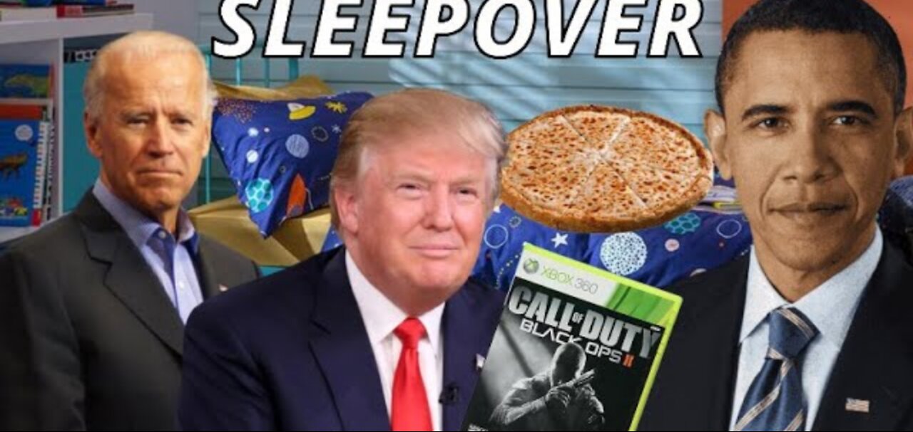 The us president have a sleepover (AI meme) must watch