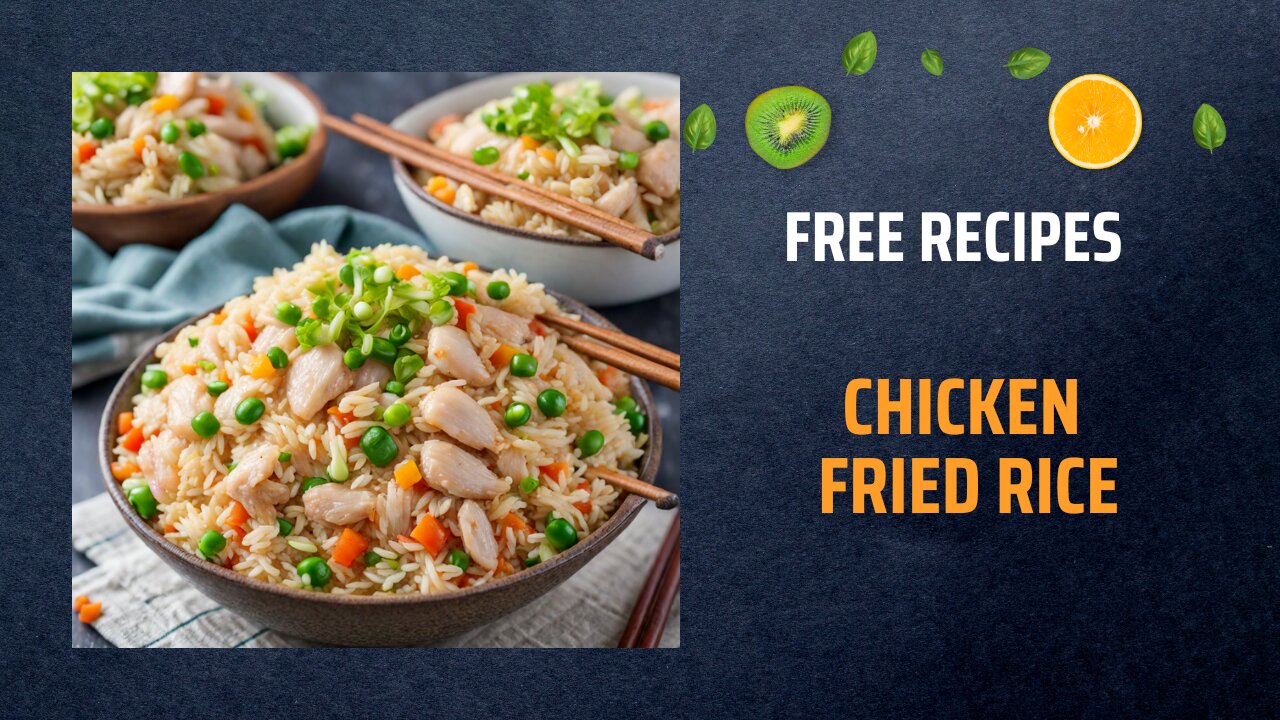 Free Chicken Fried Rice Recipe 🍚🍗🥢