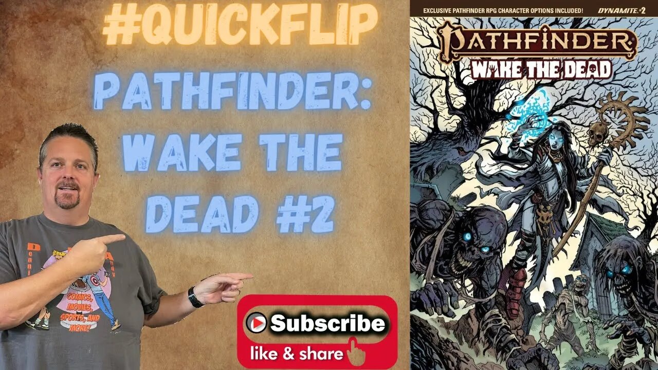 Pathfinder: Wake the Dead #2 Dynamite #QuickFlip Comic Review Fred Van Lente,Eman Casallos #shorts