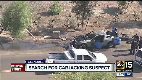 Glendale looking for carjacking suspect