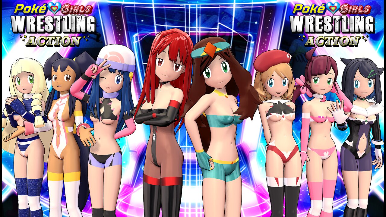 Poke Girls Wrestling Action "Trailer"