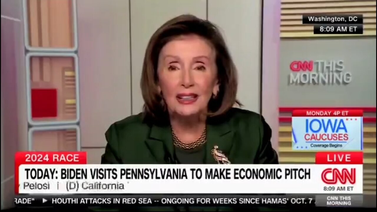 Pelosi Bizarrely Says It's Impossible For Trump To Be President Again