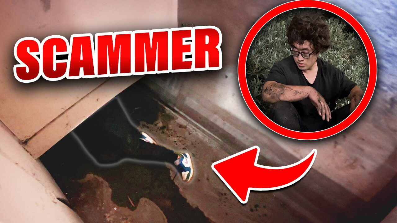 HUNTING A SCAMMER THRU THE SEWERS [WILD TAKEDOWN]