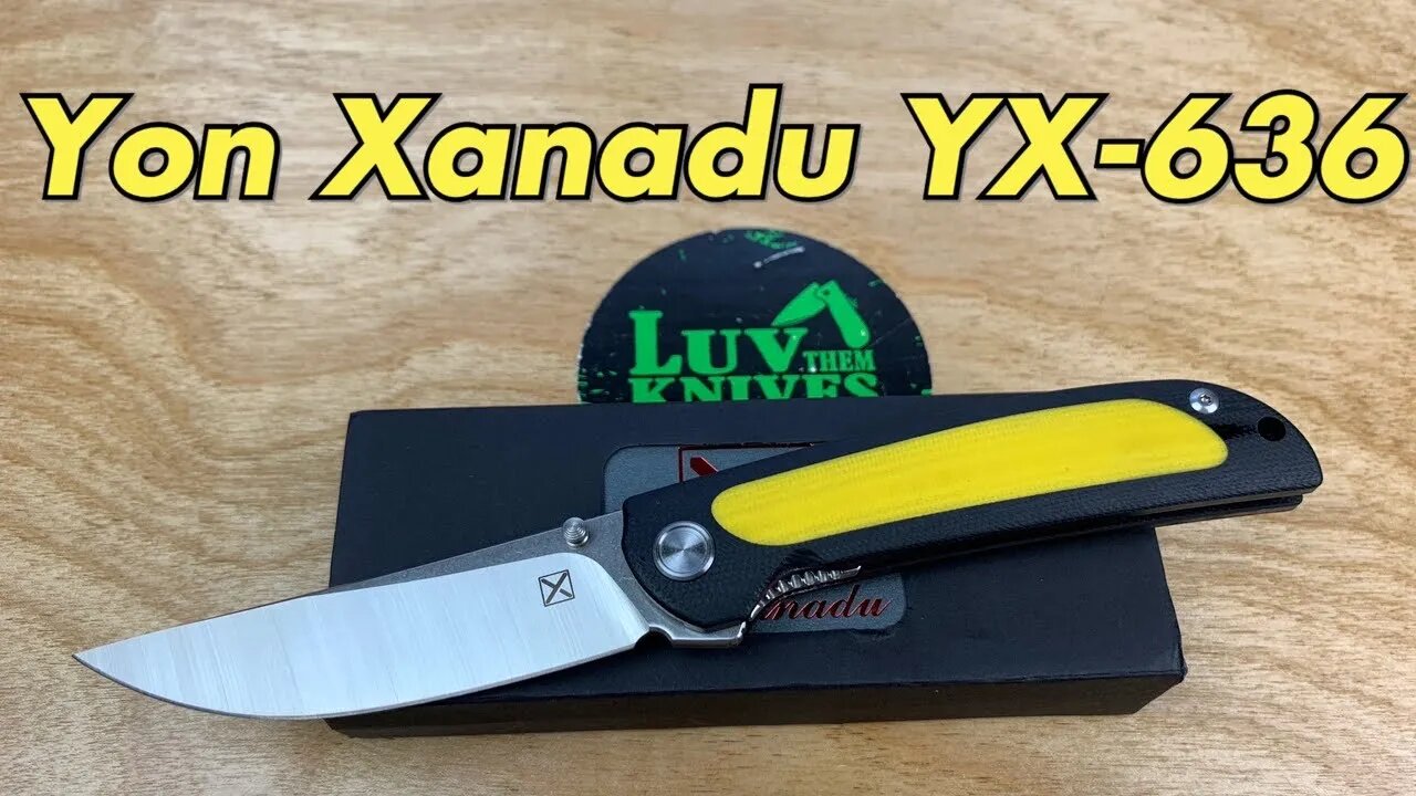 Yon Xanadu YX-636 / includes disassembly / Sandvik steel/ smooth action & great design under $30 !