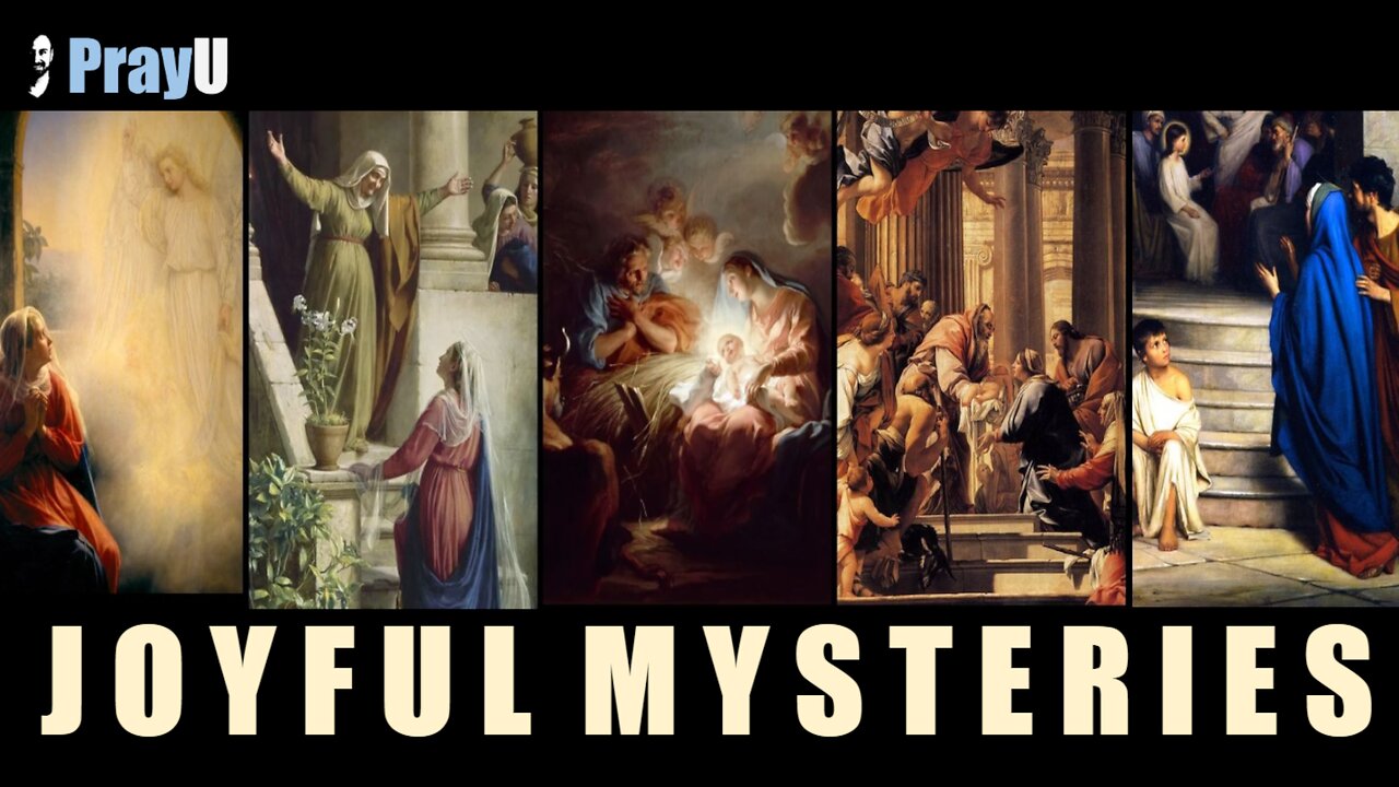 PrayU | The Holy Rosary | Joyful Mysteries | Sacred Heart Theme