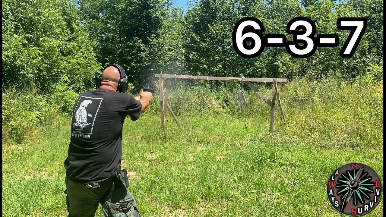 6 Rounds 3 Seconds 7 Yards Pistol Cold Start