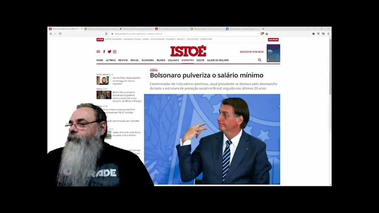 Oposição diz que 'BOLSONARO acaba com o SALÁRIO MÍNIMO', quem dera fosse verdade