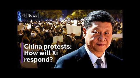 China Covid protests: police turn out in force to tackle ‘white paper’ movement