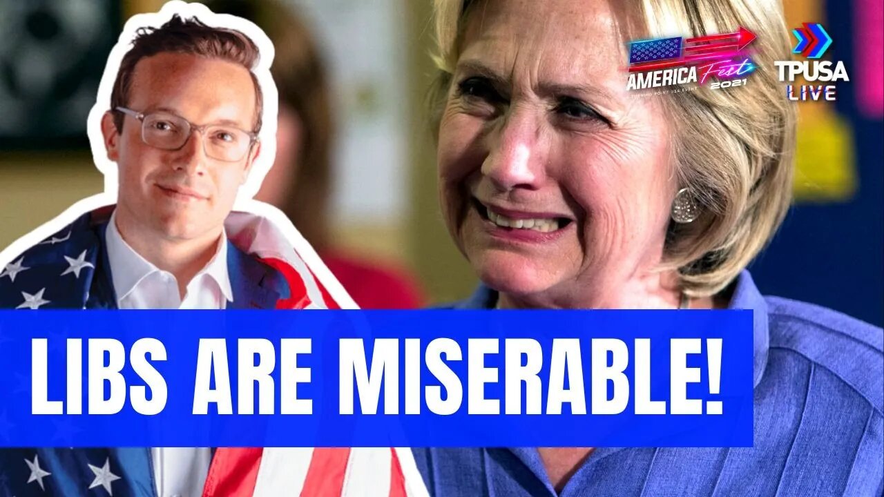 Benny Johnson: Libs Are Miserable People, Conservatives Are Happy Beautiful People!