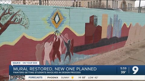 Muralists seek to renovate Roskruge mural, create new art