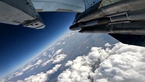 Su 35S while working on targets in the SMO zone