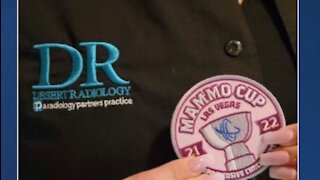 Comprehensive Cancer Center offering Mammo Cup Patches with mammograms