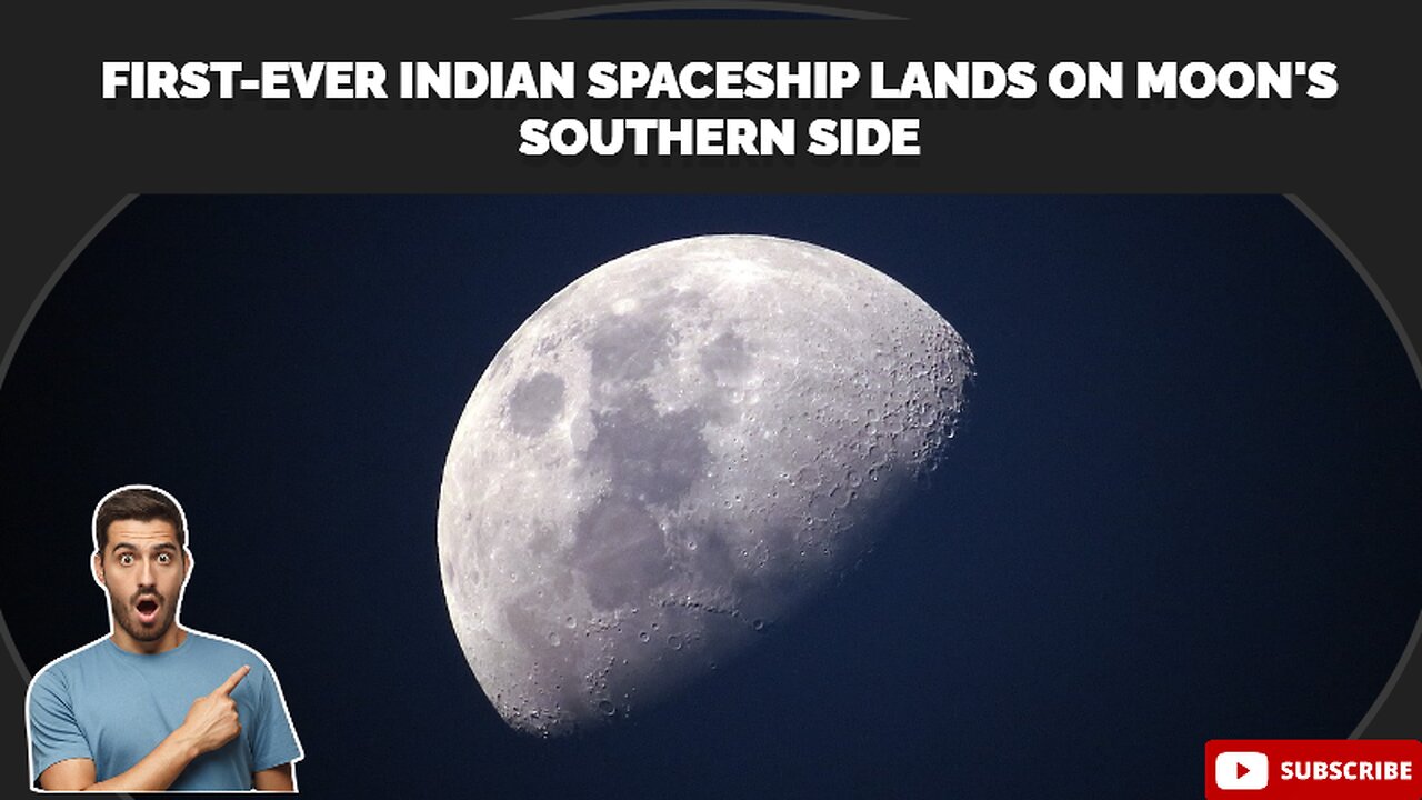 Chandarayan Indian Spaceship Lands on Moon's Southern Side | NASA Video