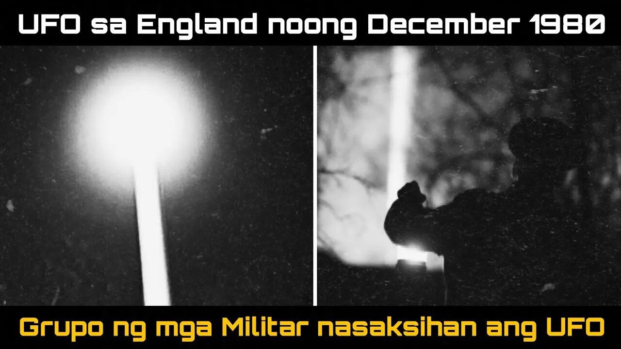 Alien UFO Nasaksihan Ng Mga Militar Sa Kagubatan Ng England | Rendlesham Forest UFO Incident 1980
