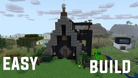 How to build a Cottage House in minecraft