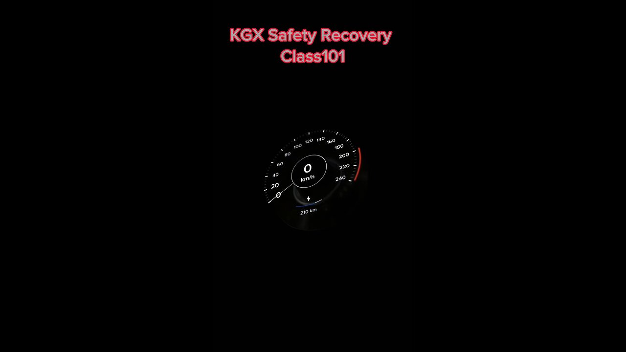 Safety Recovery Class 101