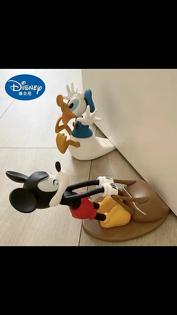 Disney Mickey Mouse Donald Duck Door Stop Anti-Collision Door