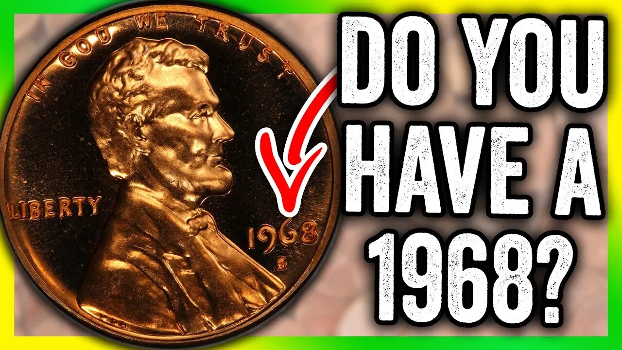 1968 LINCOLN PENNY VALUE - RARE PENNIES WORTH MONEY TO LOOK FOR!!