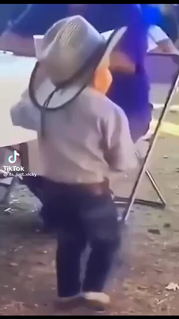 Get down little man!