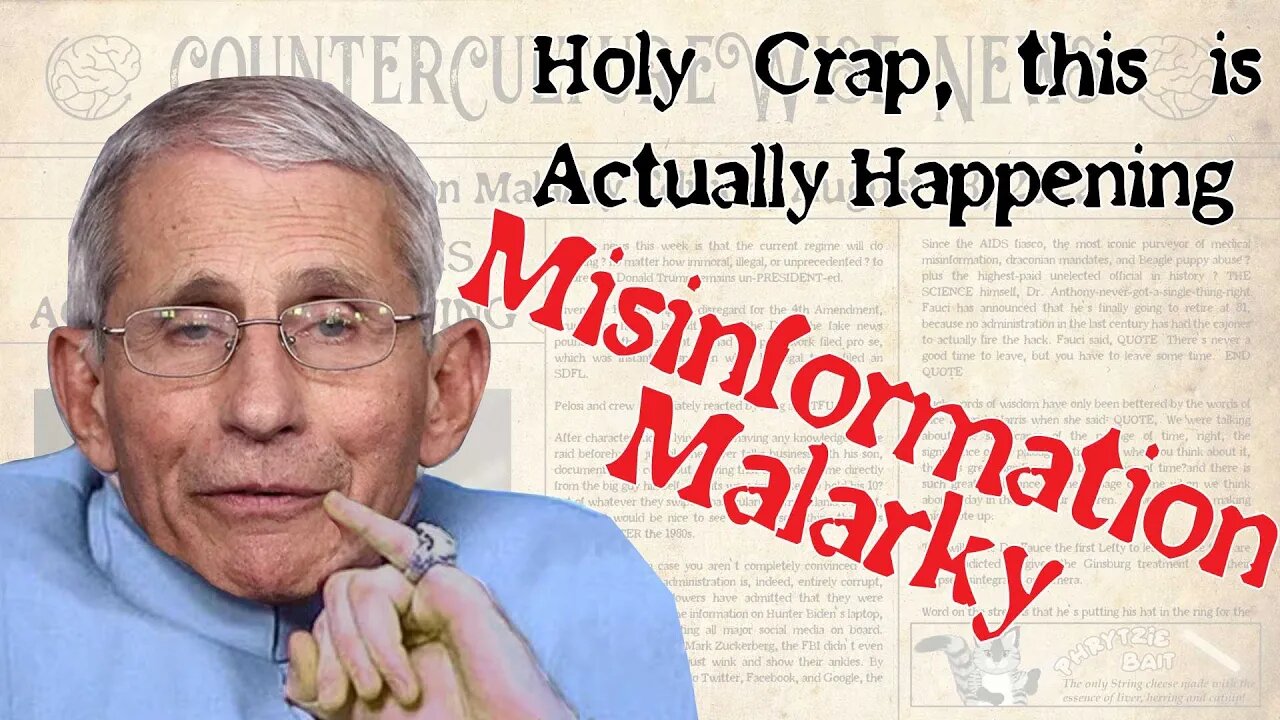 Misinformation Malarky Edition — Holy Crap, This is Actually Happening!