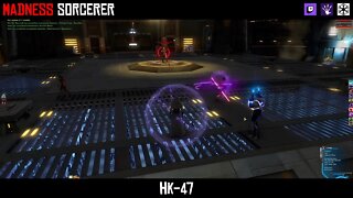 SWTOR The Foundry Master Difficulty Boss Fight: HK-47 | Level 80 Madness Sorcerer